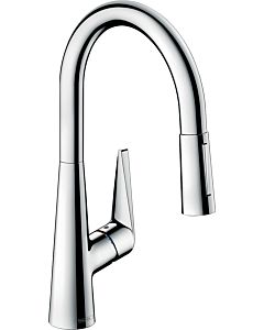 hansgrohe Talis S 200 Küchenarmatur 72813000 chrom, herausziehbare Brause