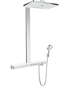 hansgrohe Rainmaker Select 460 Showerpipe 27029400 weiss chrom, 3 jet, EcoSmart 9 l/m, mit Thermostat
