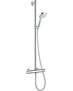hansgrohe Croma Select E Multi Semipipe 27248400 weiß-chrom, mit Thermostat