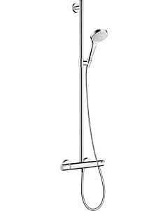 hansgrohe Croma Select S Multi Semipipe 27247400 weiß-chrom, SemiPipe, mit Thermostat