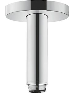 hansgrohe Deckenanschluss S 100mm 27393000 chrom, 100 mm, Rosette rund, DN 15, G 1/2"