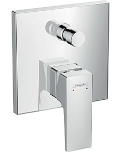 hansgrohe Metropol Wannenarmatur 32545000 chrom, Unterputz, 2 Verbraucher, mit Zungengriff