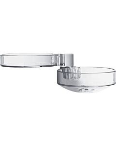 hansgrohe Seifenschale CASSETTA D 28689000 für Unica D glasklar