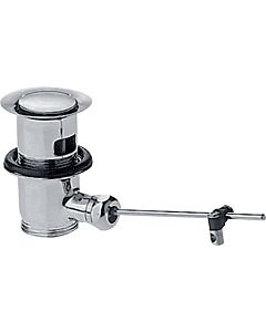 hansgrohe Axor garniture de vidange 51302340 avec tirette, pour mitigeur lavabo/bidet, chrome noir brossé