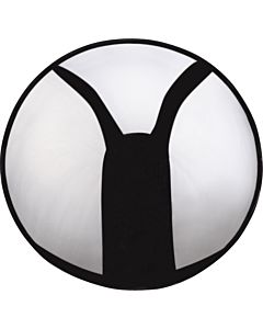 hansgrohe Pull knob Axor satinox 94078810 for exposed bath mixer, satinox