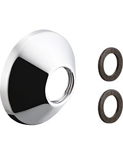 Rosace hansgrohe pour mitigeur bain Metropol modèle mural blanc 94135450, blanc