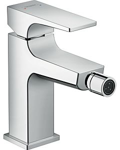 hansgrohe Metropol Bidetarmatur 32520000 chrom, Zungengriff, mit Push-Open Ablaufgarnitur