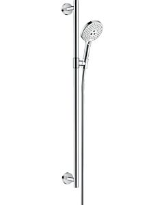 hansgrohe Raindance Select S 120 Brauseset 2632240 weiss chrom, 90 cm Stange Unica Comfort