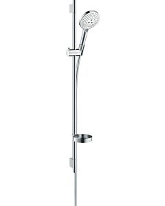 hansgrohe Raindance Select Brauseset 26631400 S 120, weiß/chrom, Brausestange Unica 90 cm
