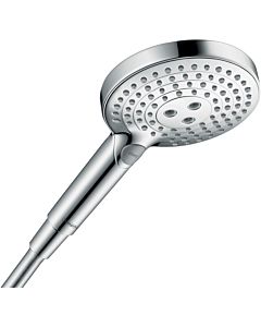 hansgrohe Raindance Select S Handbrause 26516000 3jet, Brausekopf d= 125mm, PowderRain Green, chrom