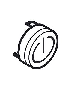 hansgrohe ShowerSelect push buttons 92579610 for flush-mounted thermostat, black, button on / off