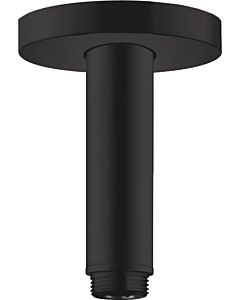 hansgrohe S Deckenanschluss 27393670 100mm, mattschwarz, DN 15, runde Rosette