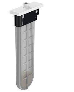 hansgrohe baignoire 28010700 blanc mat, carré, pour bord de baignoire et de carrelage