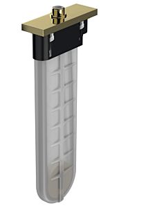 hansgrohe sBox Wannenrandset 28010990 polished gold optic, eckig, für Wannen- und Fliesenrand