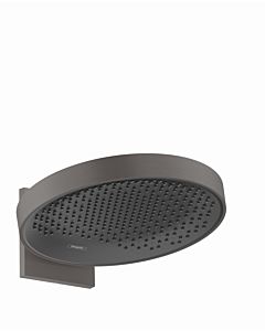 hansgrohe Rainfinity Kopfbrause 26230340 1jet, mit Wandanschluss, Ausladung 273 mm, brushed black chrome