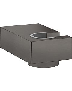 hansgrohe Support de douche Porter E 28387340 pour Handbrausen , noir brossé