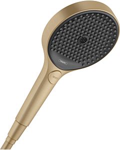 hansgrohe Rainfinity 130 EcoSmart+ Handbrause 26862140 130mm Brausekopf, 3jet, brushed bronze