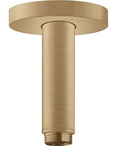 hansgrohe S ceiling connection 27393140 100mm, brushed bronze, DN 15, round rose