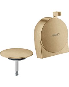 hansgrohe Exafill S trim set 58117140 bathtub spout, with surge jet, brushed bronze