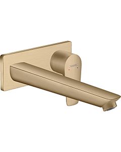 hansgrohe Talis E Fertigmontageset 71734140 Unterputz-Waschtischeinhebelmischer, brushed bronze, Auslauf 225 mm