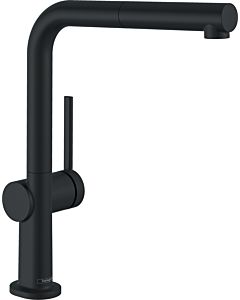 hansgrohe Talis kitchen faucet 72808670 pull-out spout, 1jet, matt black