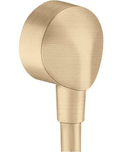 hansgrohe Fixfit E Schlauchanschluss 27454140 ohne Rückflussverhinderer, brushed bronze