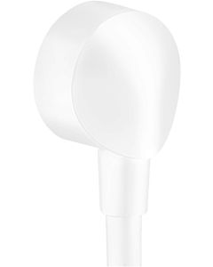 hansgrohe Fixfit E raccord de tuyau 27454700 DN 15, sans clapet anti-retour, blanc mat