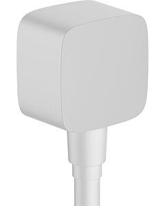 hansgrohe Fixfit hose connection 26457700 with backflow preventer, matt white