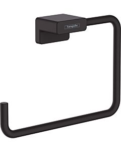 hansgrohe AddStoris towel ring 41754670 wall mounting, metal, matt black
