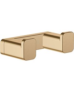 hansgrohe AddStoris double hook 41755140 Wall mounting, metal, brushed bronze