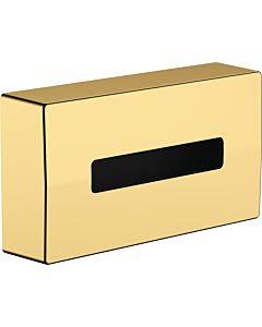 hansgrohe AddStoris tissue box 41774990 wall mounting, polished gold optic