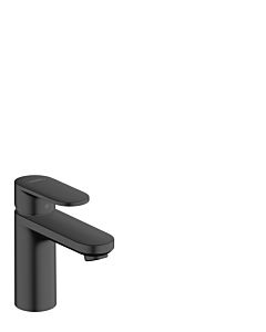 hansgrohe Vernis Blend Waschtischarmatur 71551670 mit Zugstangen-Ablaufgarnitur, mattschwarz