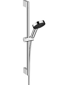 hansgrohe Pulsify Select S Brauseset 24161000 3jet, Relaxation, mit Brausestange 65cm, EcoSmart, chrom