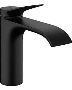 hansgrohe Vivenis Waschtischarmatur 75020670 mit Zugstangen-Ablaufgarnitur, schwarz matt