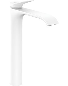 hansgrohe Vivenis 250 Waschtischarmatur 75040700 für Waschschüsseln, mit Zugstangen-Ablaufgarnitur, mattweiß