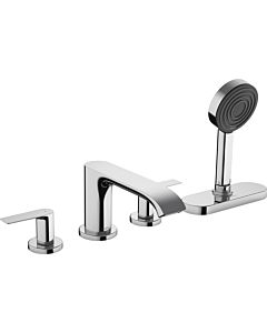 hansgrohe Garniture Vivenis 75444000 Mitigeur bain-douche 4 trous sur rebord, avec sBox, chromé