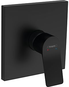 hansgrohe Vivenis Fertigmontageset 75615670 Unterputz-Brausearmatur, 1 Verbraucher, mattschwarz