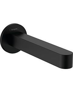 hansgrohe bec de baignoire 76410670 fixation murale, saillie 174mm, noir mat