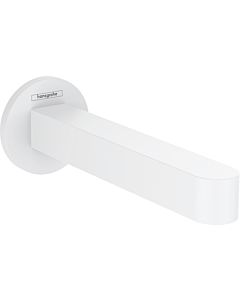 hansgrohe bec de bain 76410700 montage mural, saillie 174mm, blanc mat