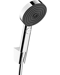 hansgrohe Pulsify Select S shower head holder set 24306000 3 jet types Relaxation water-saving with shower hose 125 cm, chrome