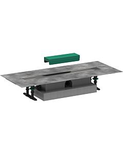 hansgrohe uBox universal Komplettsetset 56016180 60 cm, für flache Installation für Duschrinnen Fertigsets