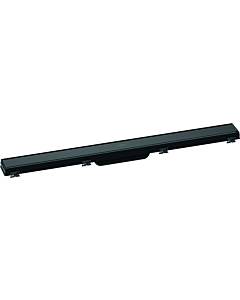 hansgrohe RainDrain Match caniveau de douche 56038610 80cm, set de finition, avec Rahmen réglable en hauteur, noir