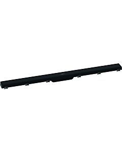 hansgrohe RainDrain Match Duschrinne 56041670 100cm, Fertigset, mit höhenverstellbarem Rahmen, mattschwarz