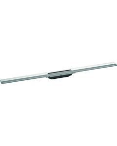 hansgrohe RainDrain Flex Duschrinne 56046800 100cm, Fertigset, kürzbar, Edelstahl optic