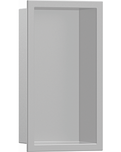 hansgrohe XtraStoris original wall niche 56092380 with Rahmen , 150 x 300 x 70 mm, concrete grey