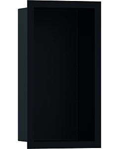 hansgrohe XtraStoris Wandnische 56095670 30x15x10cm, mit Designrahmen, mattschwarz, mattschwarz