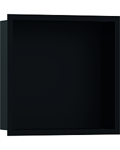 hansgrohe XtraStoris Wandnische 56098670 30x30x10cm, mit Designrahmen, mattschwarz, mattschwarz