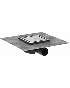 hansgrohe RainDrain Boden-Punktablauf 56055800 15x15cm Abdeckung, Edelstahl