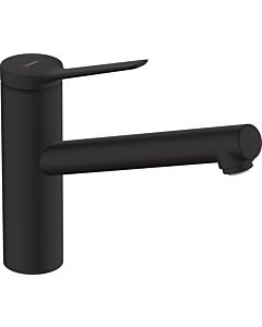 hansgrohe Zesis M33 150 Küchenarmatur 74802670 1jet, schwenkbar, schwarz matt