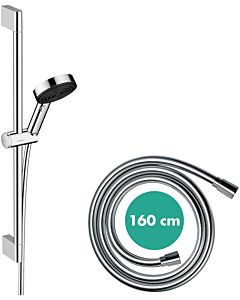 hansgrohe Pulsify Select S Brauseset 24160000 chrom, 3jet, Relaxation, mit Brausestange 65cm